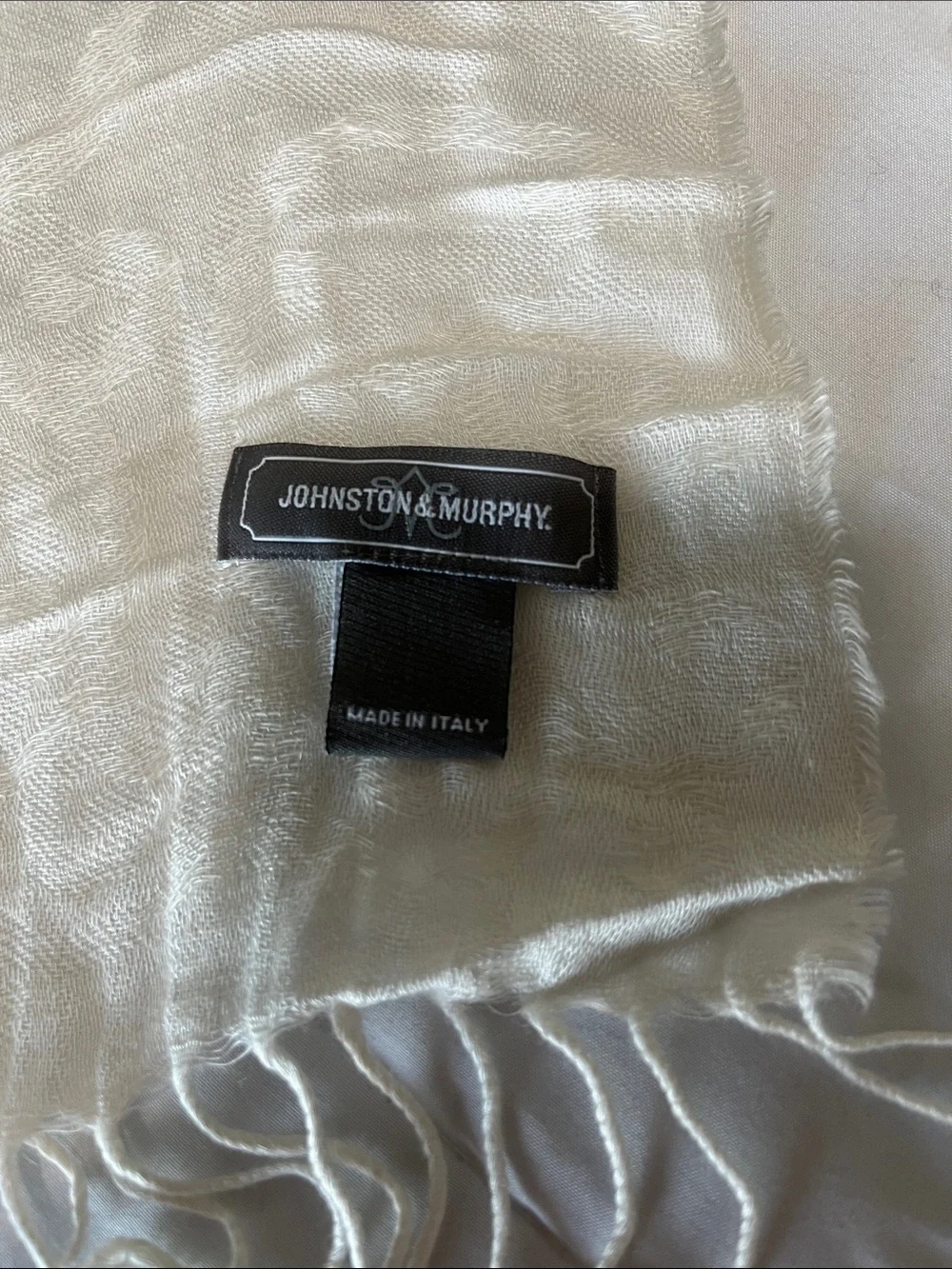 Johnston & Murphy Beige-to-Brown Gradient Decorative Scarf Wrap